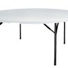Table ronde pliante 180cm bois pour réception