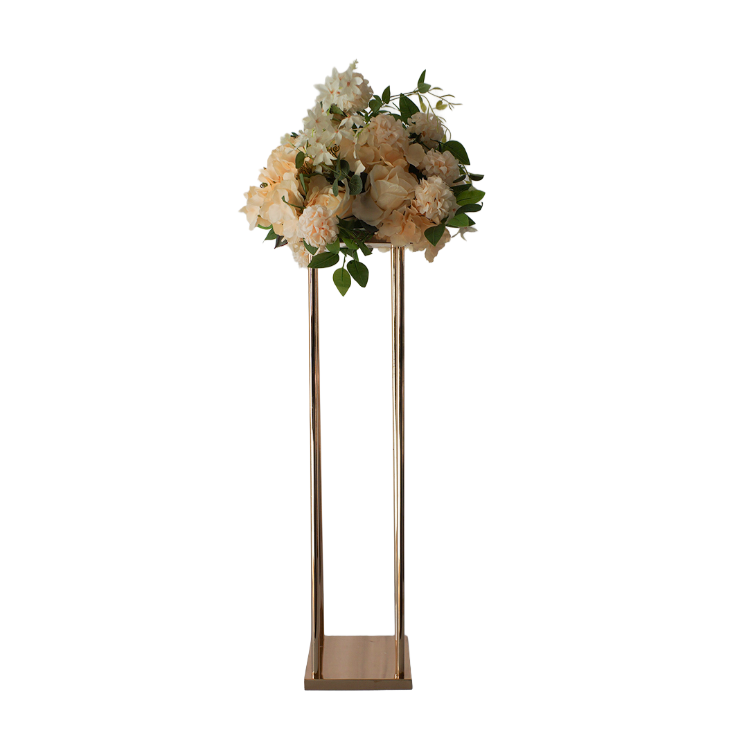 location colonne or centre de table mariage vosges