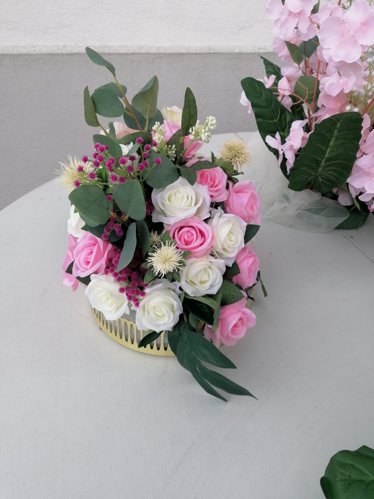 Lot de 4 Compositions Florales Artificielles – Image 2